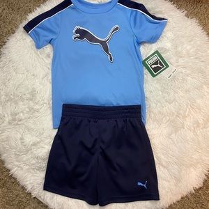 Puma shirt and shorts